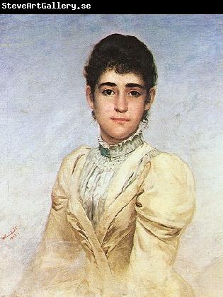 Almeida Junior Portrait of Joana Liberal da Cunha